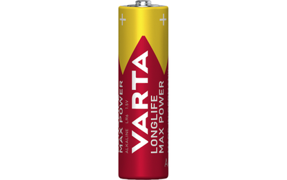 Mignon-Batterie VARTA ''Longlife Max Power'' Alkaline, Typ AA, LR06, 1,5V, 4-Pack