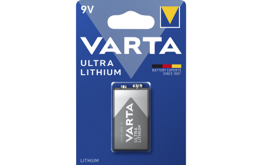 E-Block Batterie VARTA ''Ultra Lithium'', 6FR61, 9V, Ultra Lithium