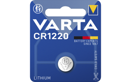 Lithium-Knopfzelle VARTA ''Electronics'' CR1220, 3V