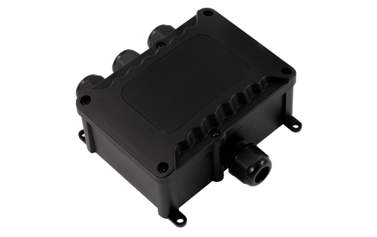 Abzweigdose McPower, IP68 - für Außen, 1 Ein- und 3 Ausgänge, 129x119x56mm