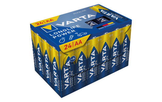 Mignon-Batterie VARTA ''Longlife Power'', 1,5V, Typ AA/LR6, 24er-Pack