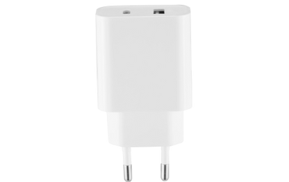 USB-Schnellladegerät McPower, 20W, 1x USB-C PowerDelivery, 1x USB-A