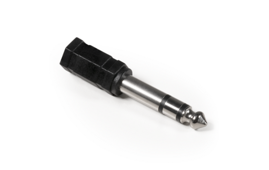 Kopfhöhrer-Adapter HOLLYWOOD, AUX Klinke 3,5mm auf 6,35mm, Stereo