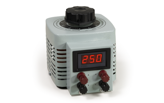 Ringkern-Stelltrafo McPower ''V-2000 LED'', 0-250 V, 2 A, 500 W, NICHT galvanisch getrennt