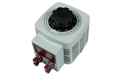 Ringkern-Stelltrafo McPower ''V-2000 LED'', 0-250 V, 2 A, 500 W, NICHT galvanisch getrennt