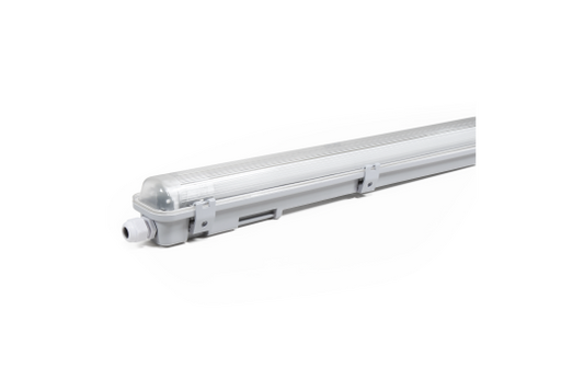 LED Feuchtraumleuchte McShine ''FL-12'', IP65, 2.400 lm, 4000K, 150cm, neutralweiß