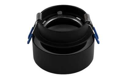Einbaurahmen McShine ''DL-21'' rund, mit Frontglas, schwarz