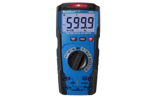 Digital Multimeter PeakTech ''P3349'', 6000 Counts, 600V, True RMS, Auto Range