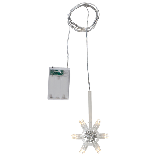 LED-Lichterkette ''Lighty'', 12 LEDs, transparentes Kabel, warmweiß, 150cm Länge