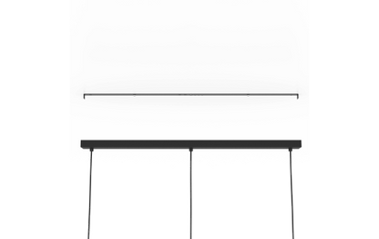 Hängeleuchte EGLO ''Venezuela'', 3-flammig, E27,Stahl,schwarz/gold, 110x23,5x93,5cm