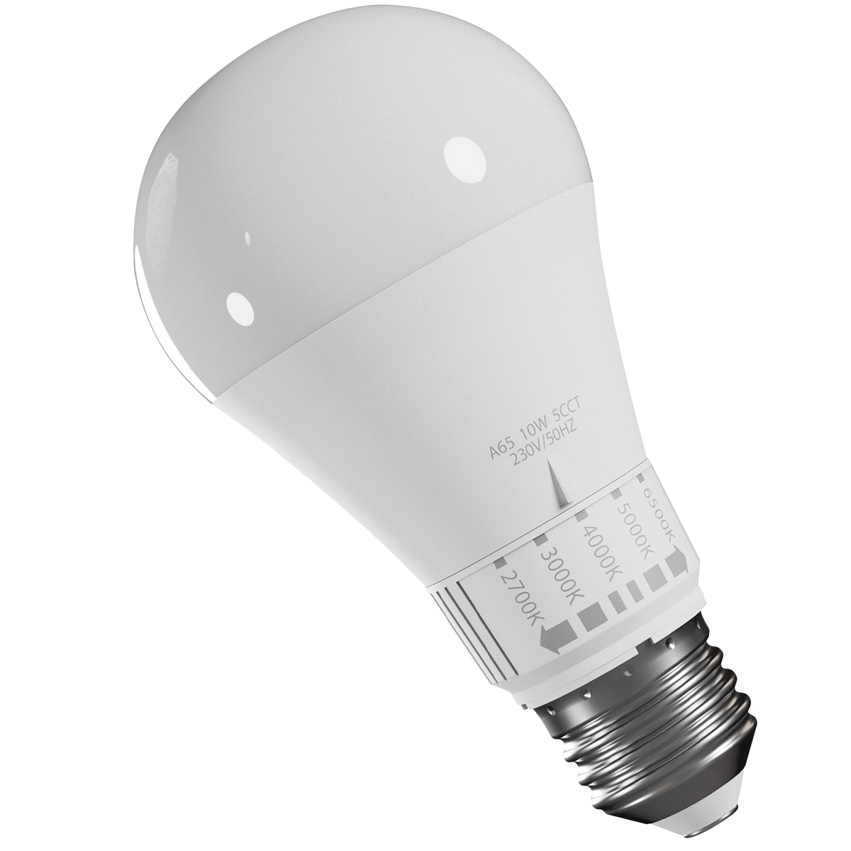 LED-Glühlampe GLS, E27, 230V, 10W, 5CCT, 2700K / 3000K / 4000K / 5000K / 6500K
