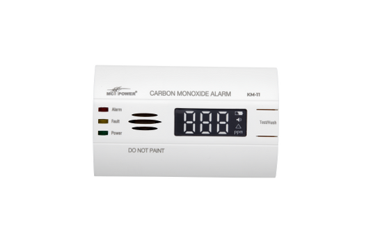 Kohlenmonoxid Melder McPower ''KM-11'' 10 Jahre Sensor, mit Display, EN 50291