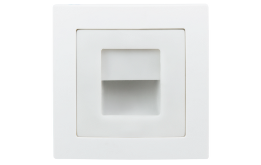 LED-Einbauleuchte McPower ''Flair'' 80x80mm, 3000K, warmweiß, 86lm