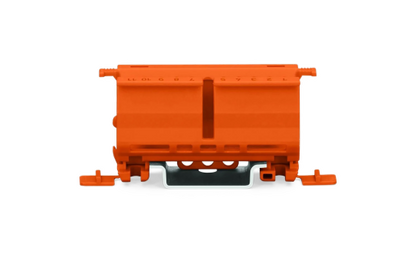 Befestigungsadapter WAGO, 22x66mm, Schraubmontage, orange
