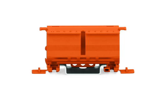Befestigungsadapter WAGO, 22x66mm, Schraubmontage, orange