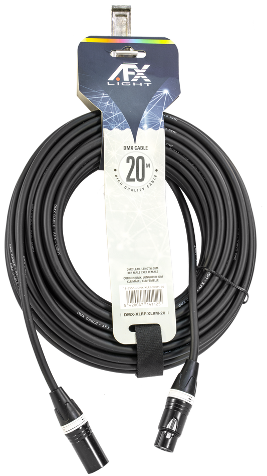 DMX Kabel ''DMX-XLRF-XLRM-20'' DMX Kabel Stecker/ Buchse, 20m