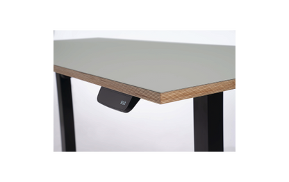 Schreibtisch imstande, Gestell business-b + Platte 140x60cm Ash