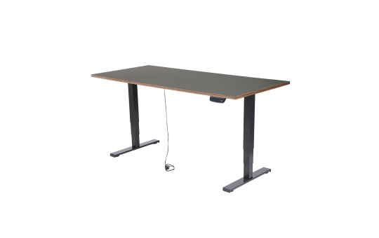 Schreibtisch imstande, Gestell business-b + Platte 140x80cm Iron