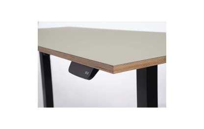 Schreibtisch imstande, Gestell business-b + Platte 180x80cm Pebble