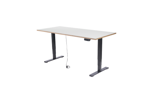 Schreibtisch imstande, Gestell business-b + Platte 180x80cm Pebble
