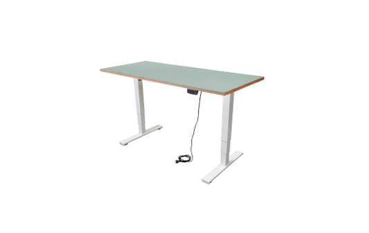 Schreibtisch imstande, business-w + Platte 140x80cm Aquavert
