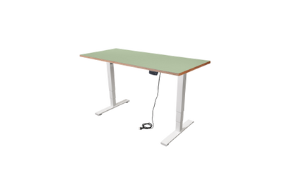 Schreibtisch imstande, Gestell business-w + Platte 120x60cm Pistazio