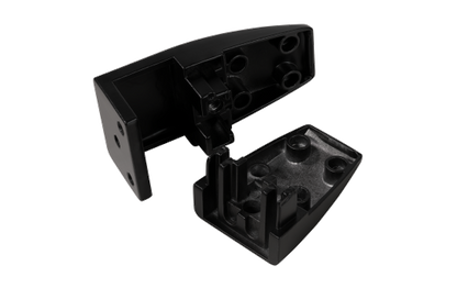 Trennwand-Set imstande, 1x Akustik-Trennwand 120x40cm, 1x Clip, schwarz,2er-Pack
