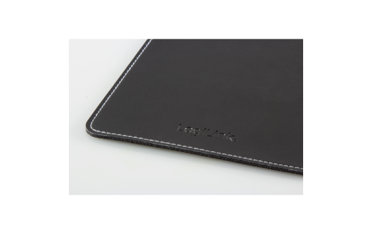 Mauspad im Lederdesign, schwarz