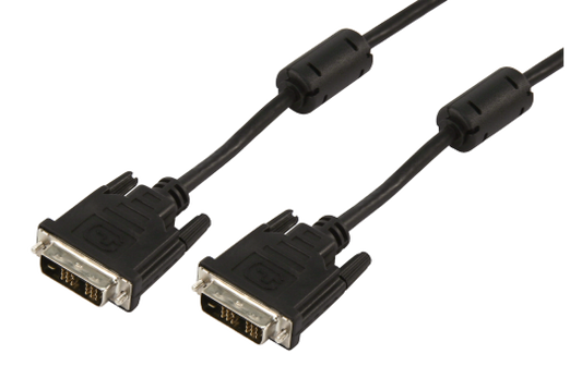 DVI Anschluss Kabel, 18+1, 2m Stecker -> Stecker