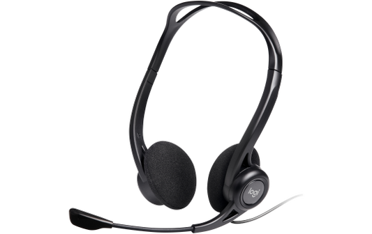 Headset Logitech ''H960'', USB, PC, Stereo, schwarz, kabelgebunden