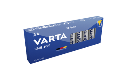 Mignon-Batterie VARTA ''Energy'' Alkaline, Typ AA, LR06, 1,5V, 10er Pack