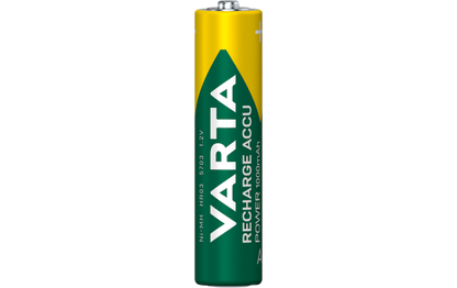 Micro-Akku VARTA, Typ AAA, NiMH-Akku, HR03, 1,2V/1000 mAh, Pre-charged, 4er Pack