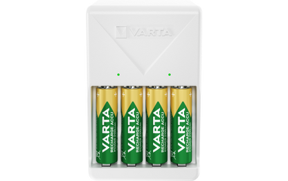 Universal-Ladegerät VARTA, inkl. 4x Mignon Akku Typ AA, NiMH Akku, 2100mAh