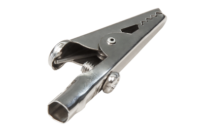 Krokodilklemme McPower, 51mm, unisoliert, mit Schraube