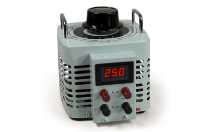 Ringkern-Stelltrafo McPower ''V-8000 LED'', 0-250 V, 8 A, 2.000 W, NICHT galvanisch getrennt