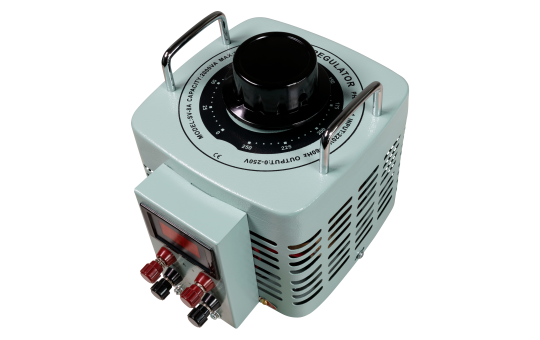 Ringkern-Stelltrafo McPower ''V-8000 LED'', 0-250 V, 8 A, 2.000 W, NICHT galvanisch getrennt