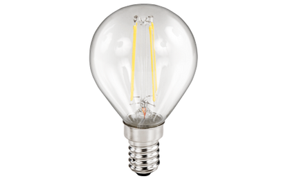 LED Filament Tropfenlampe McShine ''Filed'', E14, 2W, 260 lm, warmweiß, klar