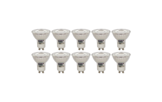 LED-Strahler McShine ''MCOB'' GU10, 5W, 400 lm, warmweiß, 10er-Pack