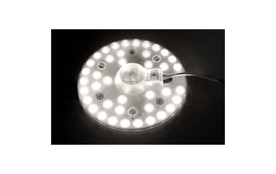 LED-Modul McShine, Umrüstsatz mit Magnethalterung, Ø16,5cm, 20W, 1800lm, 4000K