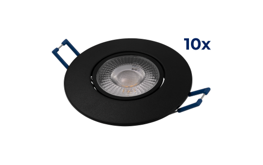 LED-Einbauleuchte McShine ''EL-313'' 4,5W, 450Lumen, 3000K, warmweiß, 10er-Pack