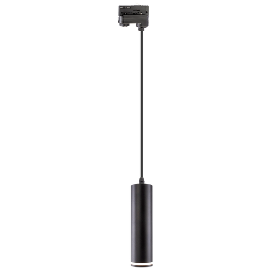 GU10 Strahler ''Madara Mini Ring'', 230V, IP20, 55x200mm, inkl. 1m Kabel, schwarz