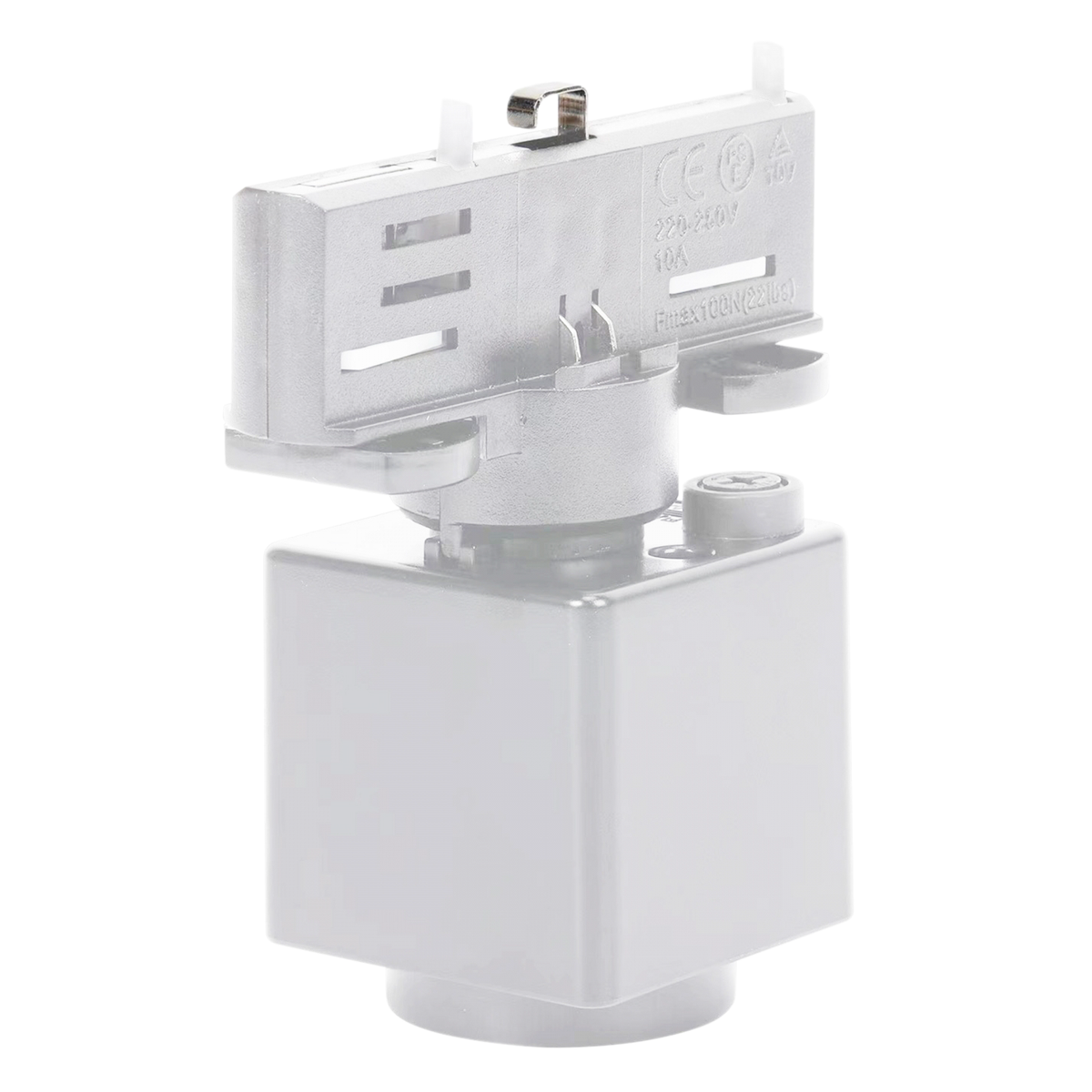 Schutzkontakt-Steckdose ''SPS2'' für 3-Phasen-Schienensystem, weiß