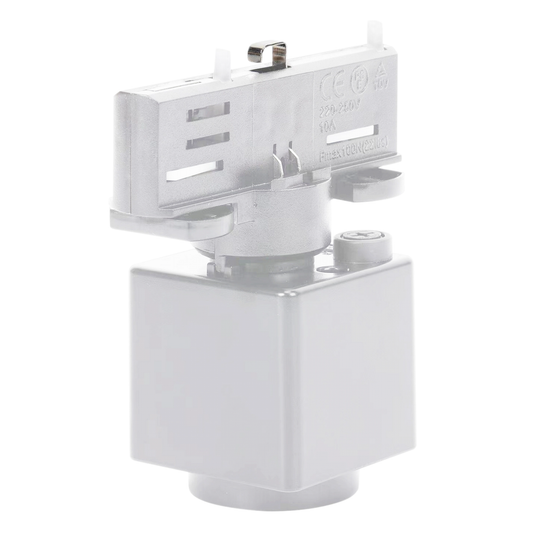 Schutzkontakt-Steckdose ''SPS2'' für 3-Phasen-Schienensystem, weiß