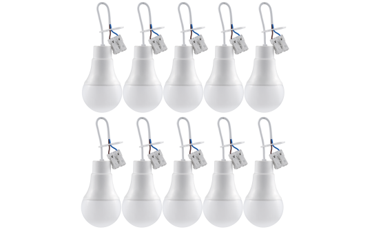 LED-Renovierleuchte McShine ''LR-9'' 9W, 900lm, 4000K, 19cm Kabel, 10er-Pack