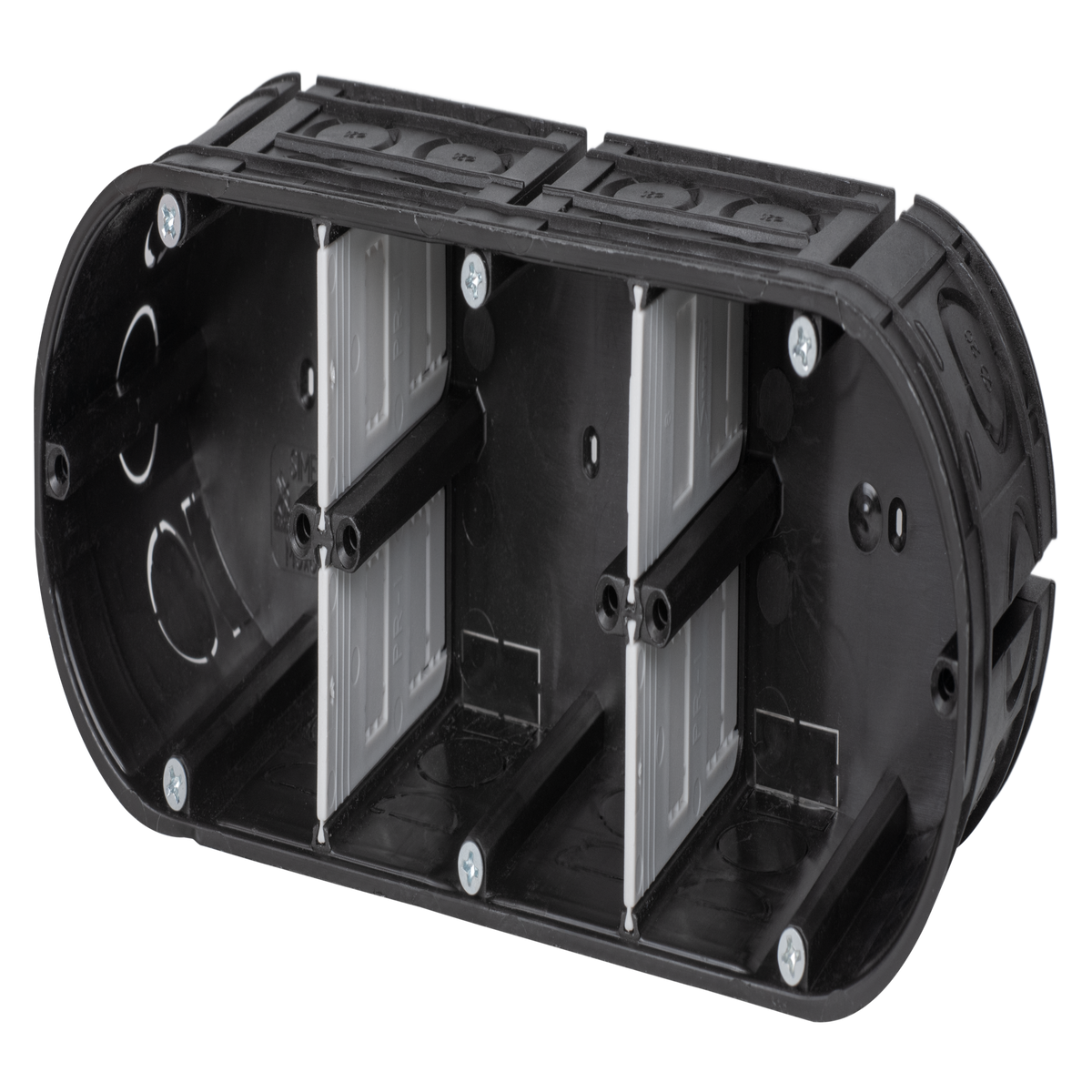Unterputz Gerätedose Massiv, 3 Fach, 3x Ø 60mm, Einbautiefe 63mm