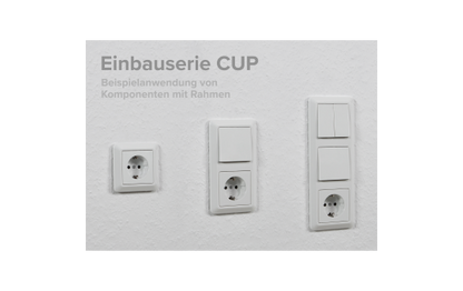 Schalter und Steckdosen Set McPower Cup ''Wohnlandschaft'', 19-teilig, weiß