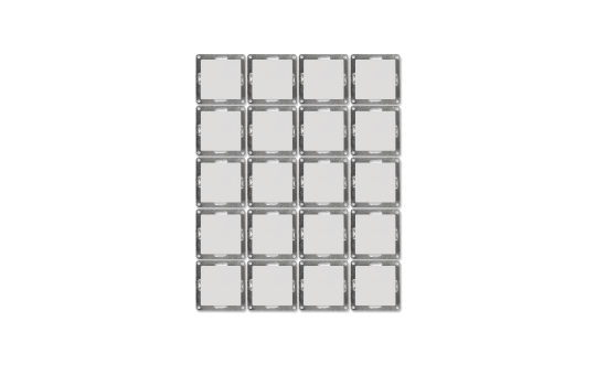 Wechselschalter McPower ''Cup'' 250V~/10A, UP, weiß, 20er-Pack