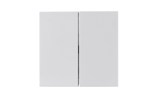 Serien-Schalter McPower ''Shallow'' 2-fach, 250V~/10A, UP, Steckanschluss, weiß