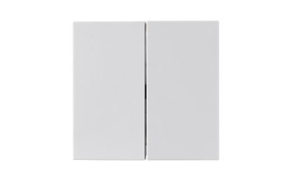 Serien-Schalter McPower ''Shallow'' 2-fach, 250V~/10A, UP, Steckanschluss, weiß