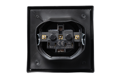 Schutzkontakt-Steckdose McPower ''Flair'', 250V~/16A, UP, IP44, matt schwarz